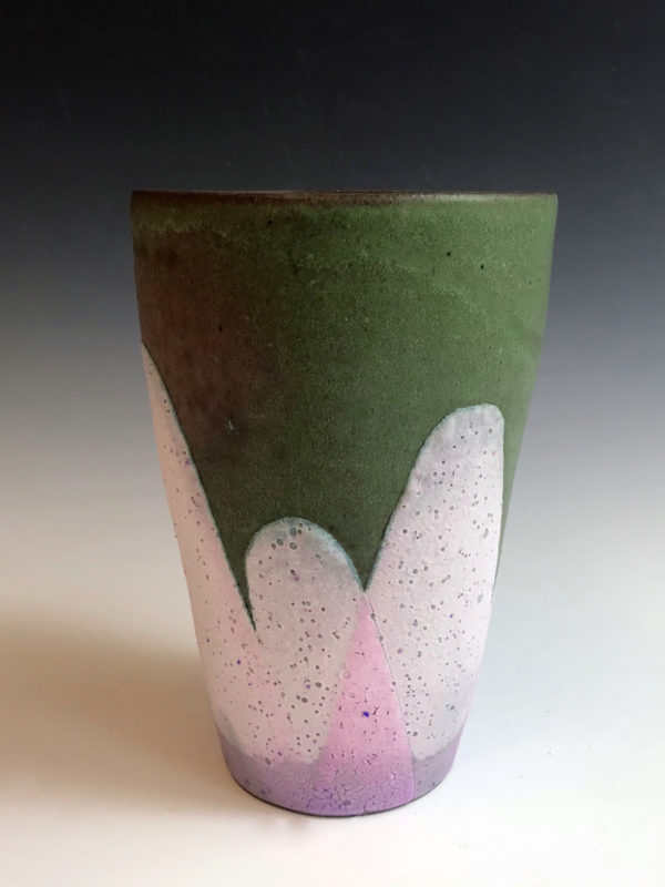 Vase 14” x 7” x 7” stoneware